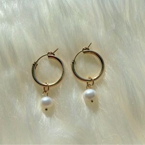 14k gold filled hoops